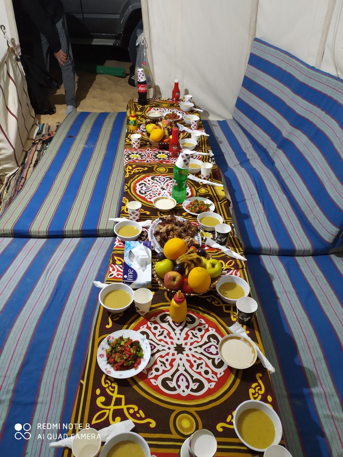 Bedouin dinner at White Desert camp