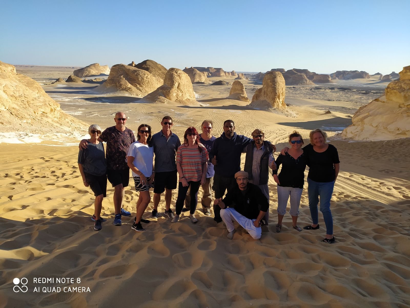 Guests with White Desert guides