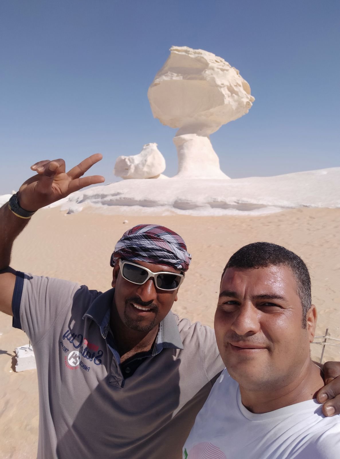 Mohamed and Ahmed, local White Desert Camping Tours guides
